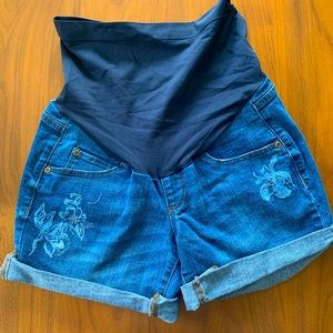 Maternity Jean Shorts Sz 4